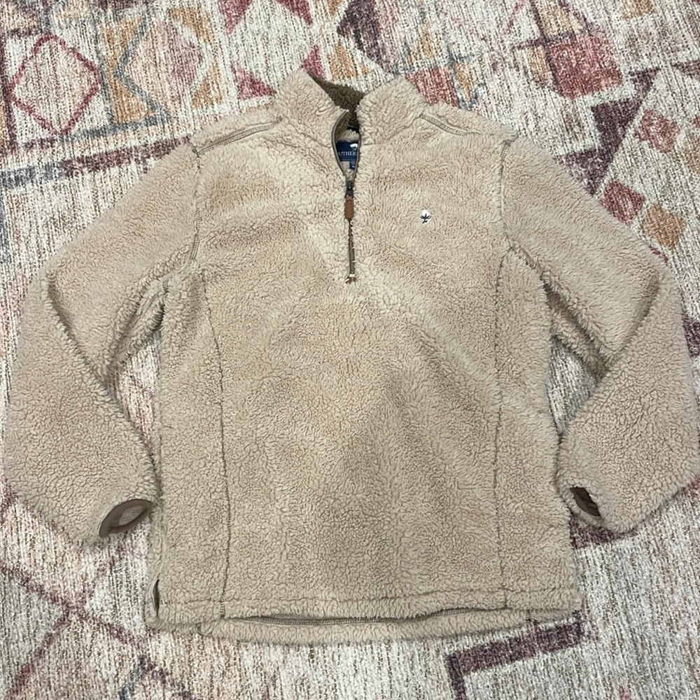 Southern Shirt Co Sherpa Quarter Zip Size Medium